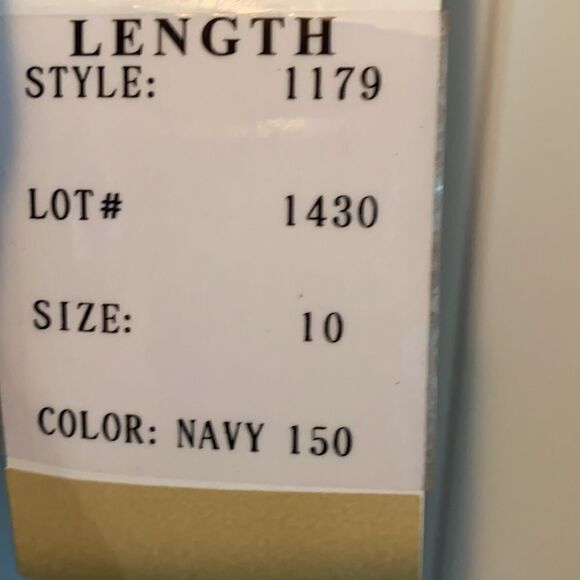 Navy Bill Levkoff dress - Picture 10 of 11